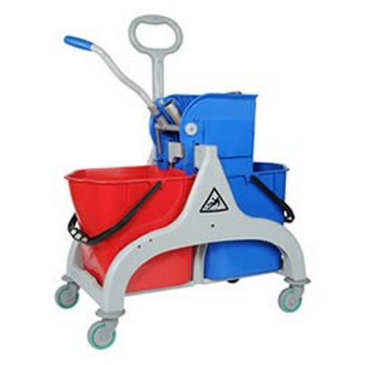 Clean Zone Buckets-Trolley & 2 Buckets