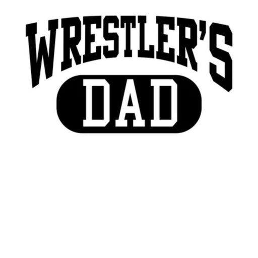 Wrestlers Dad White Tee