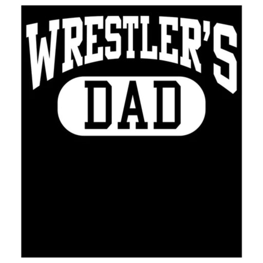 Wrestlers Dad Black Tee