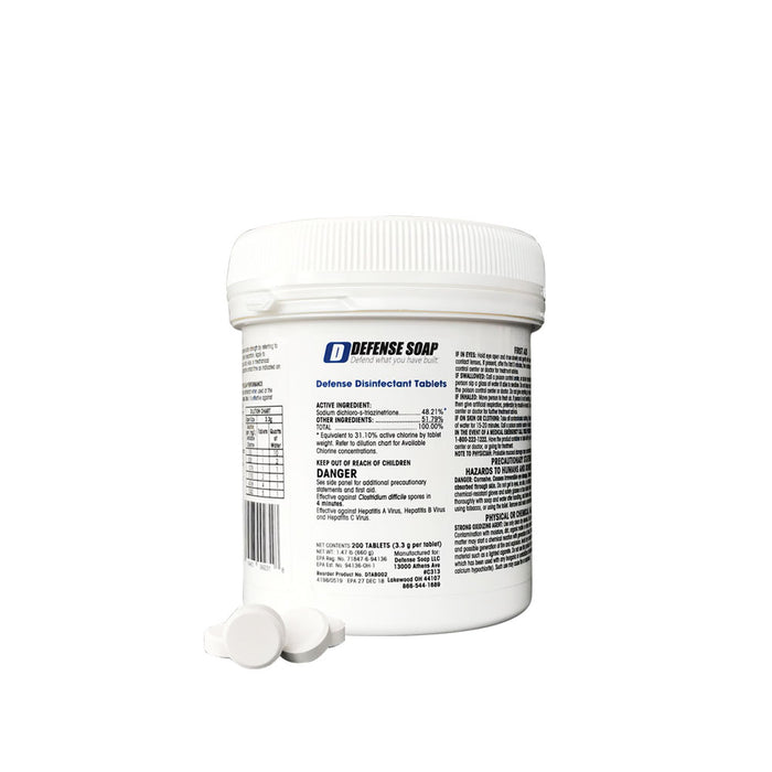 Defense Surface Disinfectant Tablets Sm