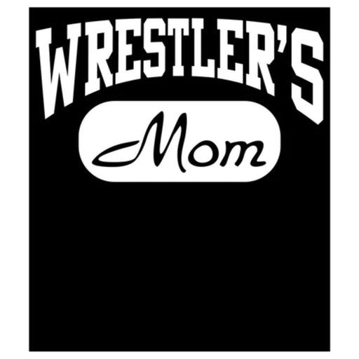 Wrestlers Mom Black Tee