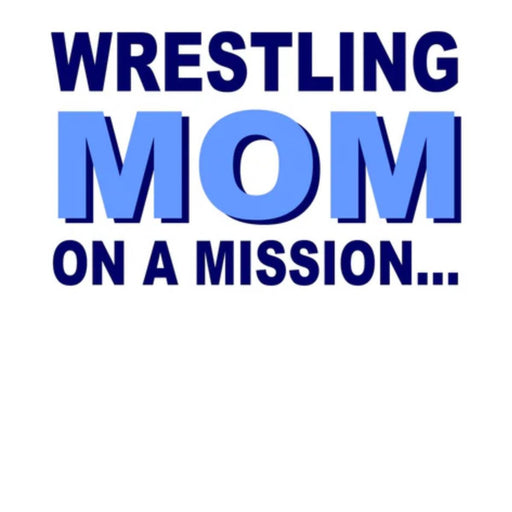 Wrestling Mom White Tee