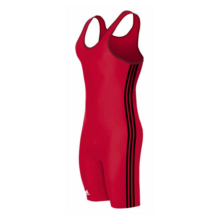 Adidas 3 Stripe Red-Black Singlet