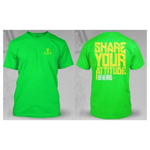 Flips Attitude Tee Neon Green