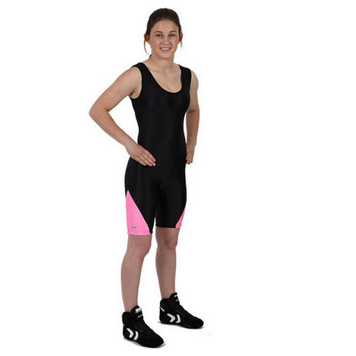 Matman Womens Delta Singlet Black W Pink - Suplay.com