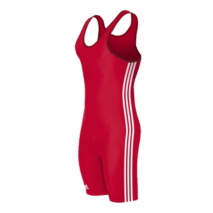 Adidas 3 Stripe Red-White Singlet - Suplay.com