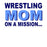 Wrestling Mom White Tee - Suplay.com