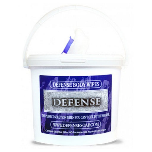 Defense Body Wipes Tub 400 Count - Suplay.com