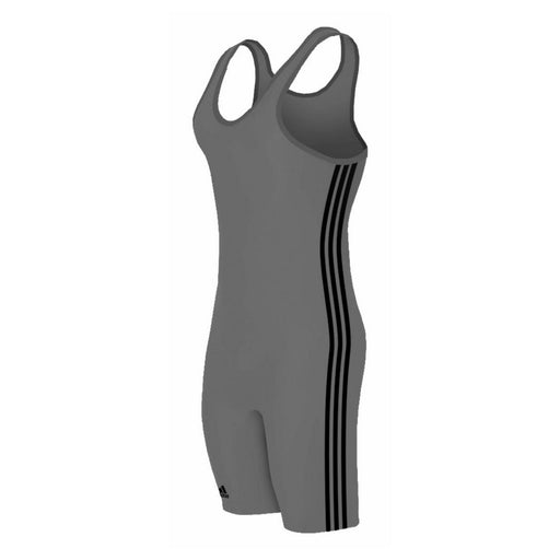 Adidas 3 Stripe Grey-Black Singlet - Suplay.com