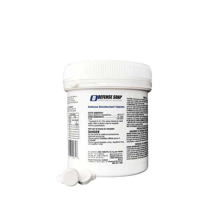Defense Surface Disinfectant Tablets Sm - Suplay.com